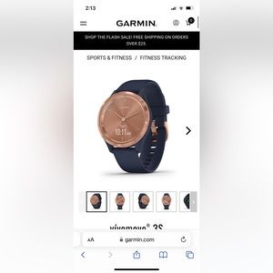 NIB GARMIN VIVOMOVE 3S hybrid smartwatch